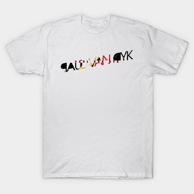 vintage typo Paul van Dyk T-Shirt by NamaMarket01